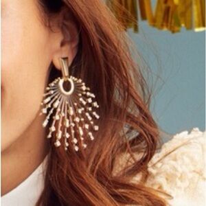 Kendra Scott Fabia Statement Earrings in Gold